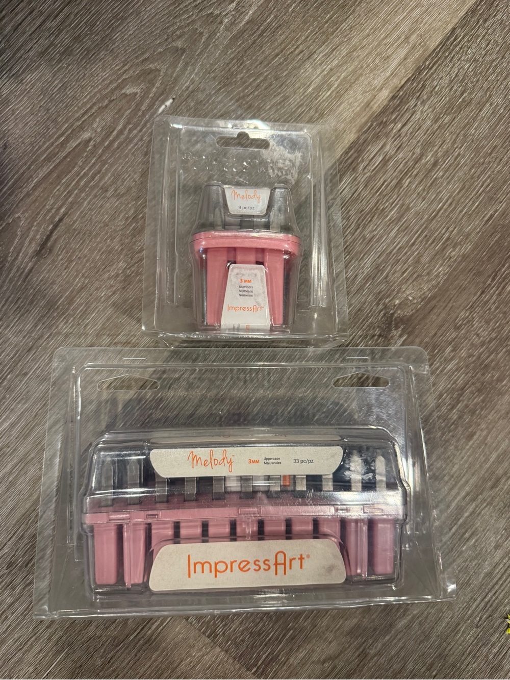 NEW Metal Stamping Kit Impressart MELODY Uppercase Alphabet and Number Sets